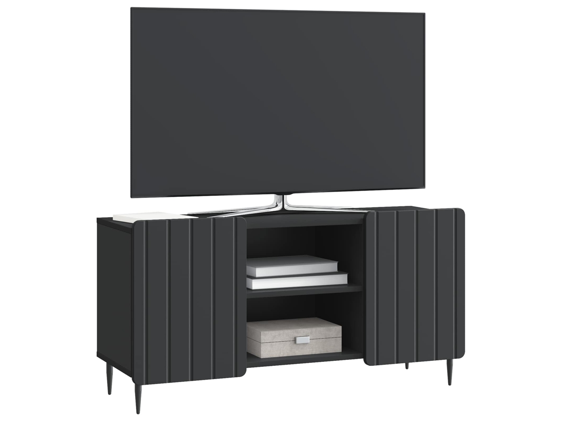 Gabinete para Tv Preto 102x34,5x52 Cm Madeira MAISON EXCLUSIVE