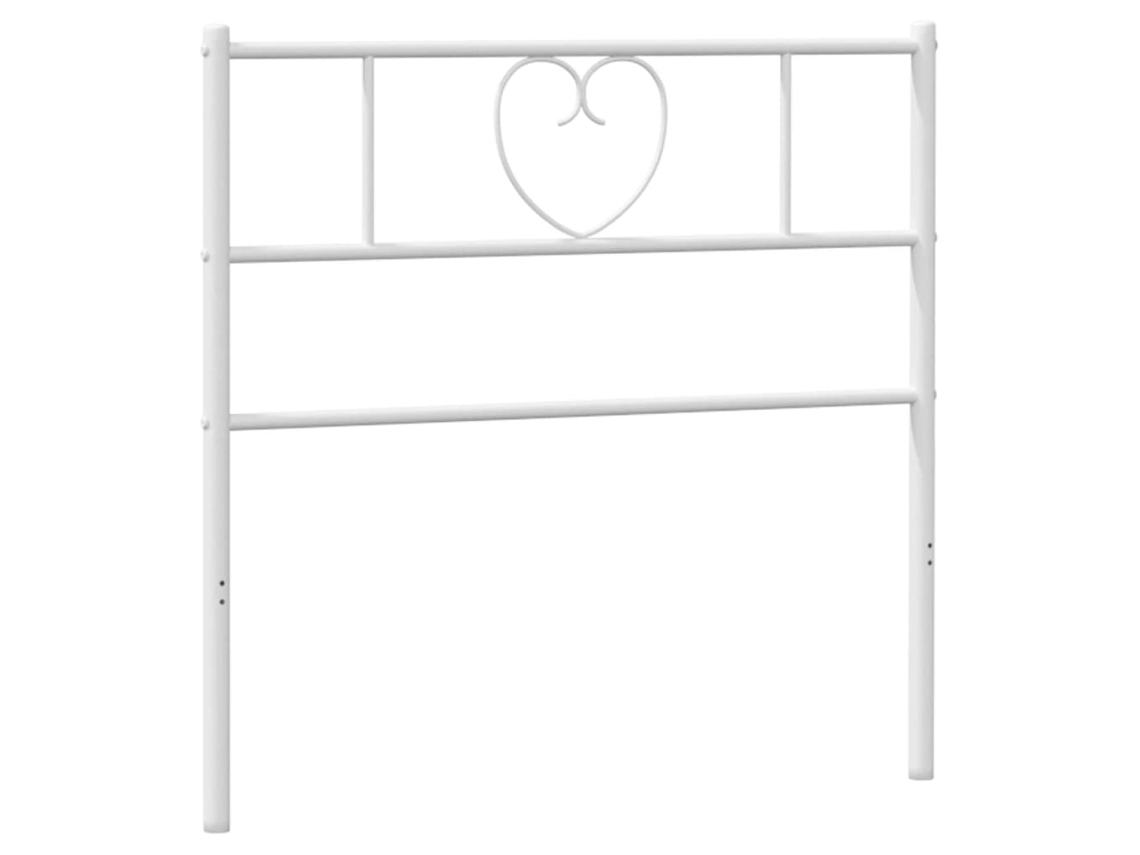 Cabeceira de substituição de 75 cm em metal branco, exclusiva da MAISON.