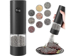 Moedor Elétrico De Pimenta E Sal Com Ajuste De Moagem Para Churrasco E Restaurante. VONKELIOS