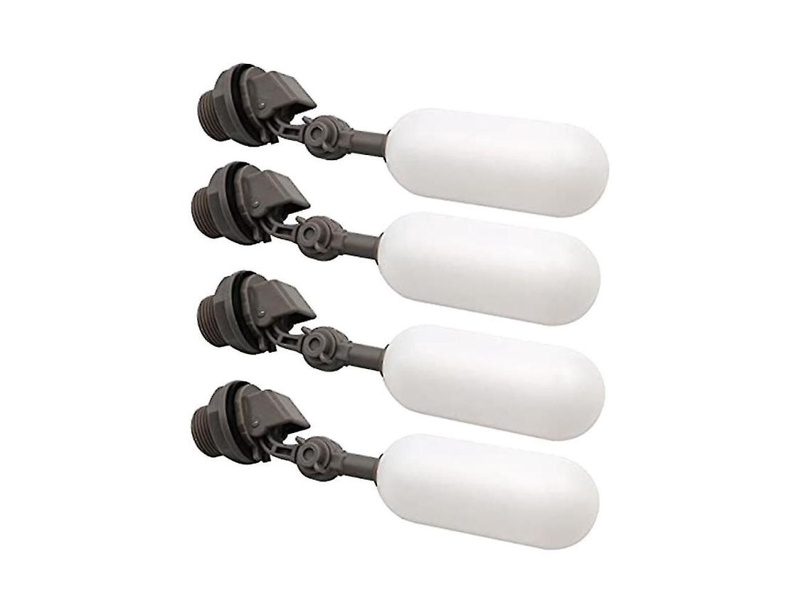 Pacote Com 4 Válvulas De Bóia Para Água De 3/4 Polegadas Com Braço Ajustável, Em Plástico, Para Filtro De Água.