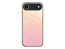 Capa Para Iphone 17 Air Em Tpu Com Vidro Temperado E Efeito Degradê --lingling Multicolorida
