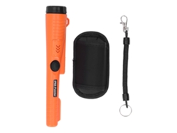 Detector de Metais Portátil Profissional para Crianças e Adultos, Ferramenta de Caça a Tesouros Dourado Laranja com Sonda À Prova D'água e Led S/MARCA
