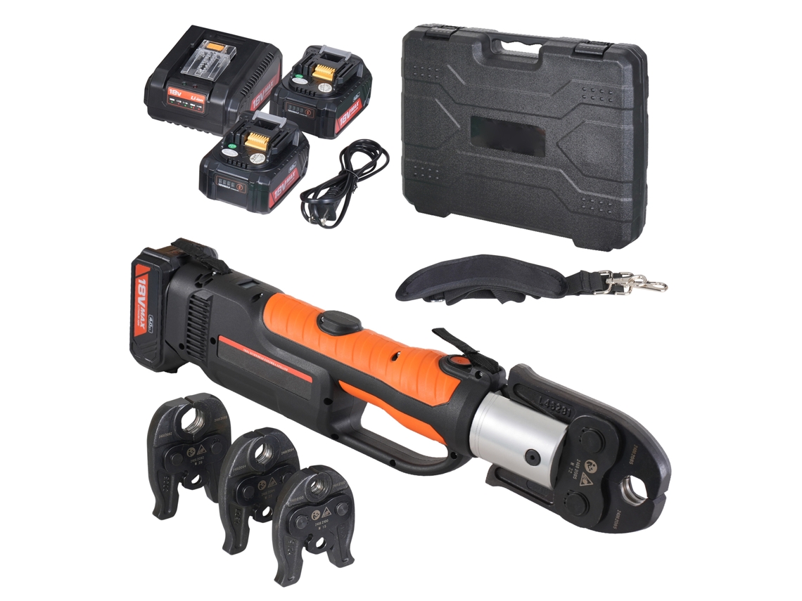 Kit De Ferramentas Para Prensar Tubos Succebuy 2 Baterias 18 V 4,0 Ah M15 22 28