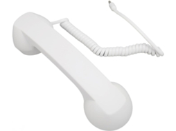 Fone De Ouvido Com Fio Para Celular, Design Retrô, Receptor Multifuncional Smartphones E Computadores, Plugue