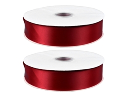 Laxiscreed Fita De Cetim Burgundy 1,6'' Para Embalagens, Flores E Doces, 91m