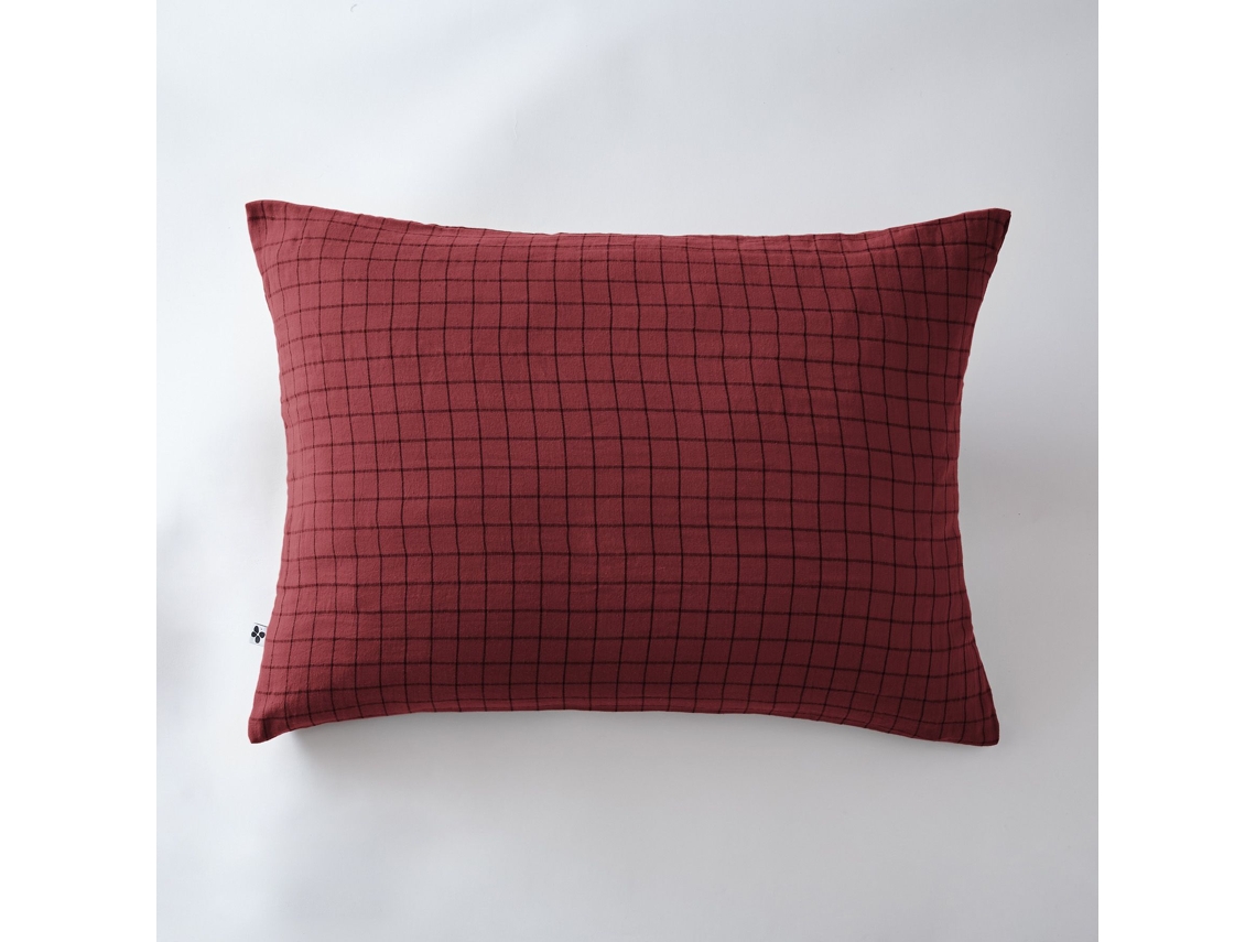 Funda De Almohada 50 X 70 Cm Gaïa Mix Lías De Vino