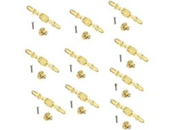 Yardenfun Conjunto De 10 Puxadores Gaveta Pequenos Estilo Antigo Para Armários Cozinha E Gabinetes