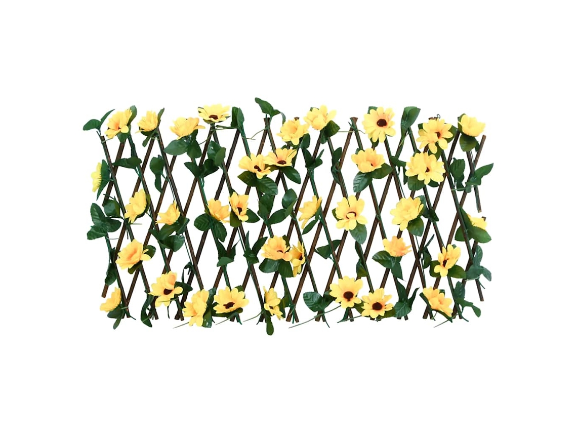 Treliça De Hera Artificial Extensível 180x20 Cm Amarelo