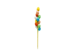 Laxiscreed Ovo De Páscoa Em Cordão De 2,8cm Com 12 Ovos Para Decoração Artesanal