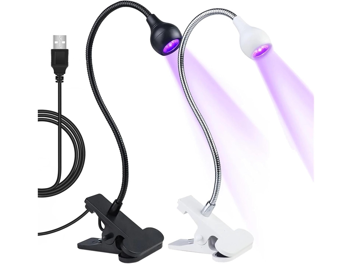 Lâmpada Uv Profissional Para Unhas Com Secagem Rápida (20s), Portátil, Com Clipe