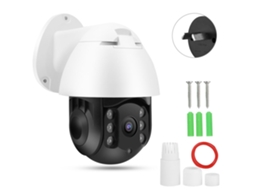 Câmera Ptz De 2,5 Polegadas 1080p Para Exterior Com 6 Luzes (à Prova De Água, Sem Fio)
