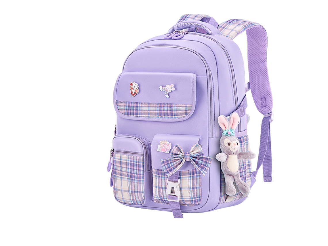Laxiscreed Mochila Escolar Leve E Resistente Com Grande Capacidade Para Crianças E Estudantes