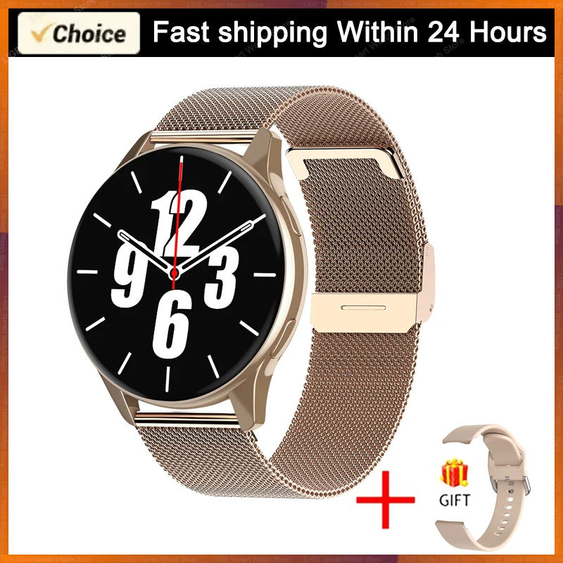 Smartwatch MDUG, chamadas Bluetooth, compatível com Android e iOS, laranja