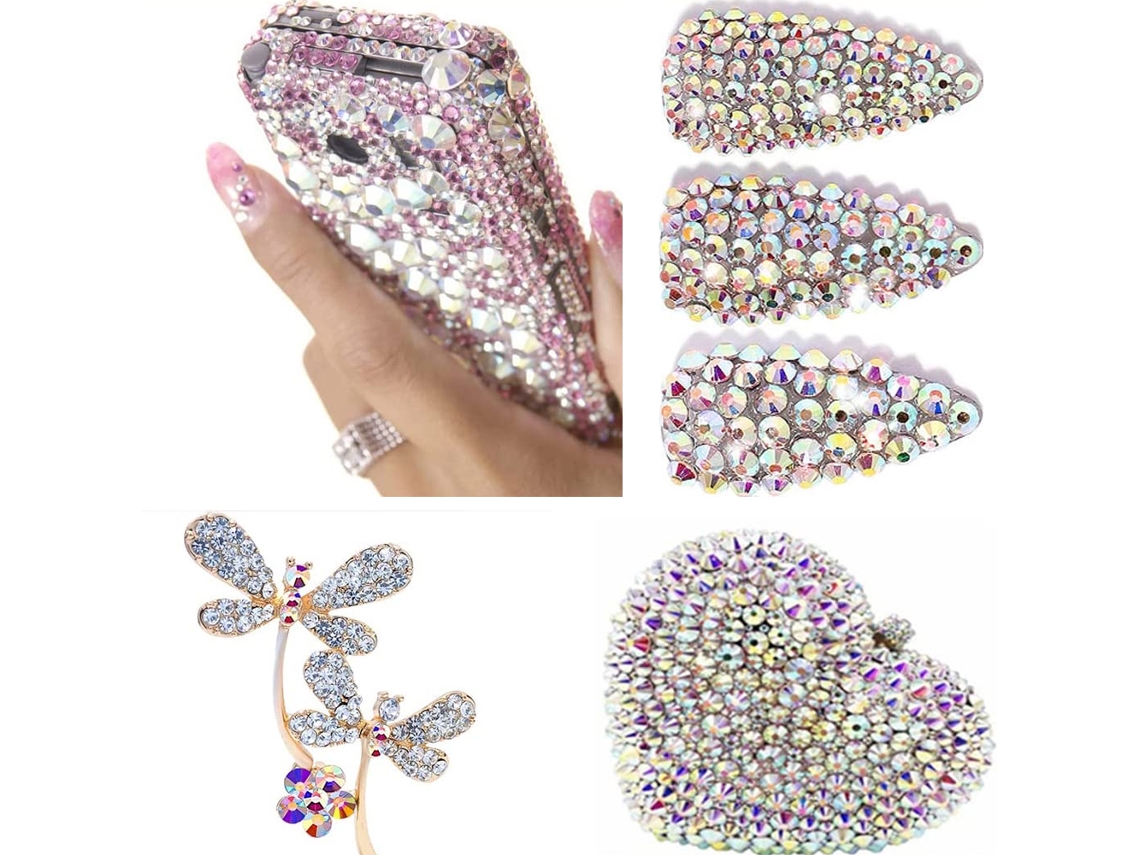 12093 Peças de Cristais Gems para Decoração de Unhas RNEMITERY