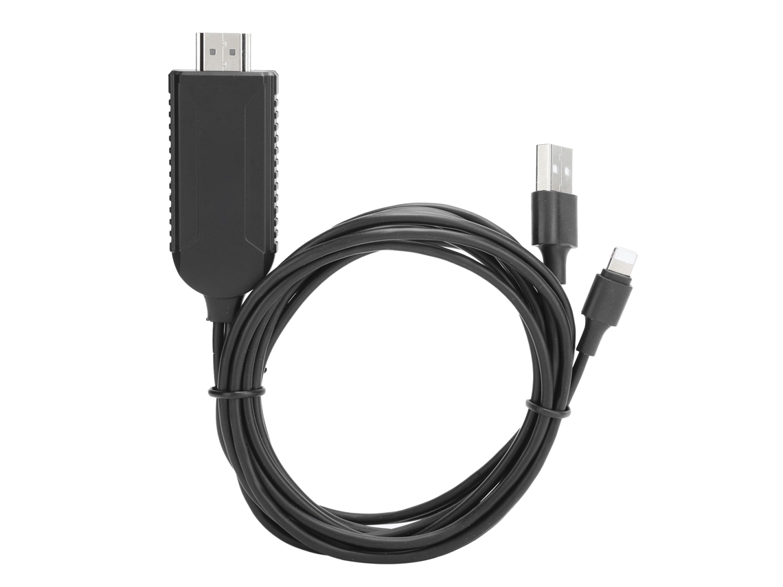 Cabo adaptador iOS para HDMI 1080p, conversor de vídeo (S/MARCA)