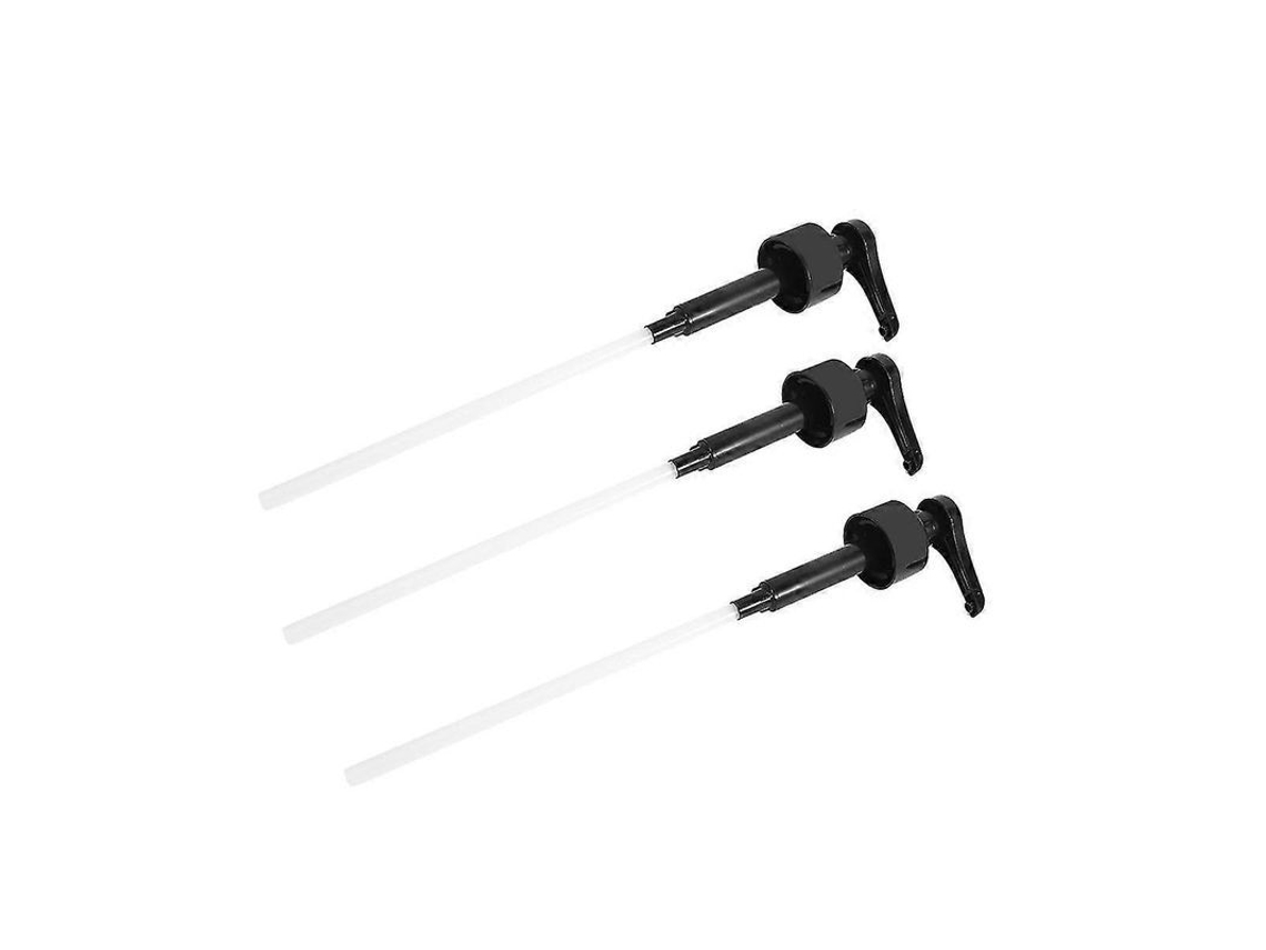 3 Pumps de Sirope 1l Preto para Bebidas | S/MARCA