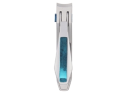 Tesoura De Unhas De Aço Inoxidável Com Abertura Larga Para Unhas Grossas, Ideal Para Idosos, Azul