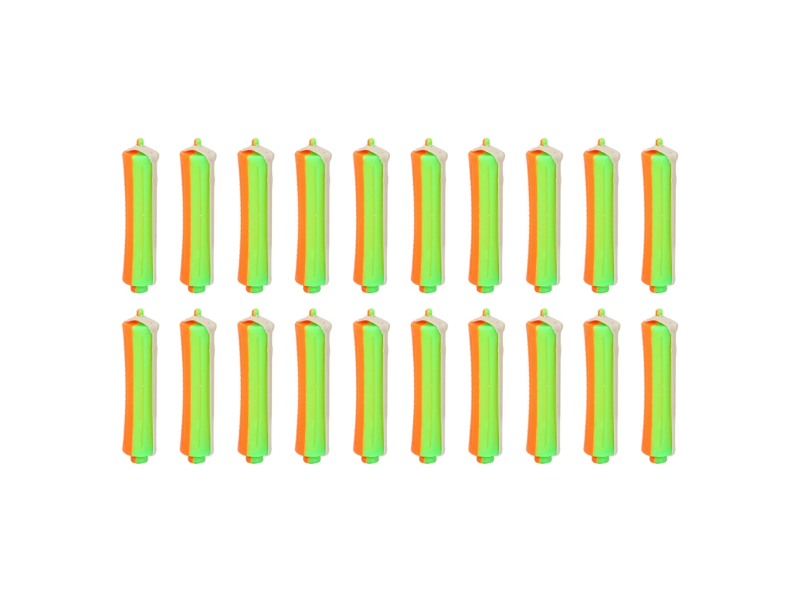 Conjunto De 20 Varillas De Permanente En Naranja Para Salón De Belleza Casero Diy