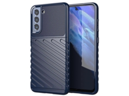 Capa Protetora Macia De Tpu À Prova De Choque Thunderbolt Para Samsung Galaxy S21 Fe