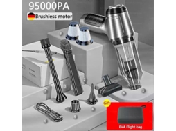 Aspirador De Pó Portátil Sem Fio Para Carro 95000pa, Mini Aspirador De Pó Para Carro, Casa, Desktop, Teclado, Robô De Limpeza Aquaforge