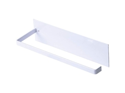 Suporte autoadesivo para papel toalha de cozinha em aço inoxidável para montagem horizontal/vertical na parede (sem necessidade de furar)
