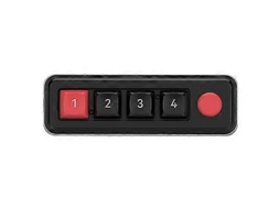 Mini Teclado Gamer De 4 Botões Com 4 Teclas Programáveis Ââe Efeitos De Luz Led Colorida Vibratória, Porta Usb C Dupla Aquaforge