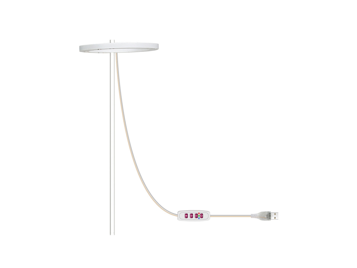 Luz Led Crescimento Vegetal 5 Modos Timer Usb