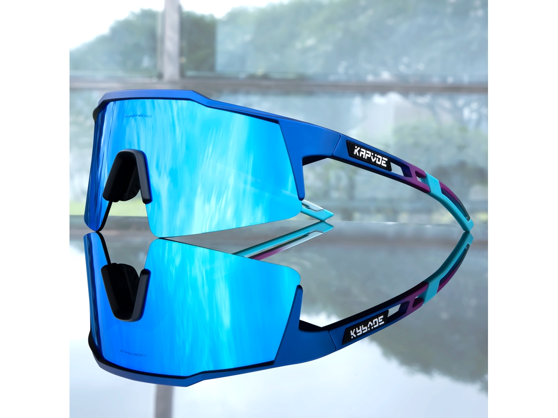 (estilo 6) Óculos De Ciclismo, Lentes De Polímero Preto Com Proteção Uv400, Armação Em Tr-90.