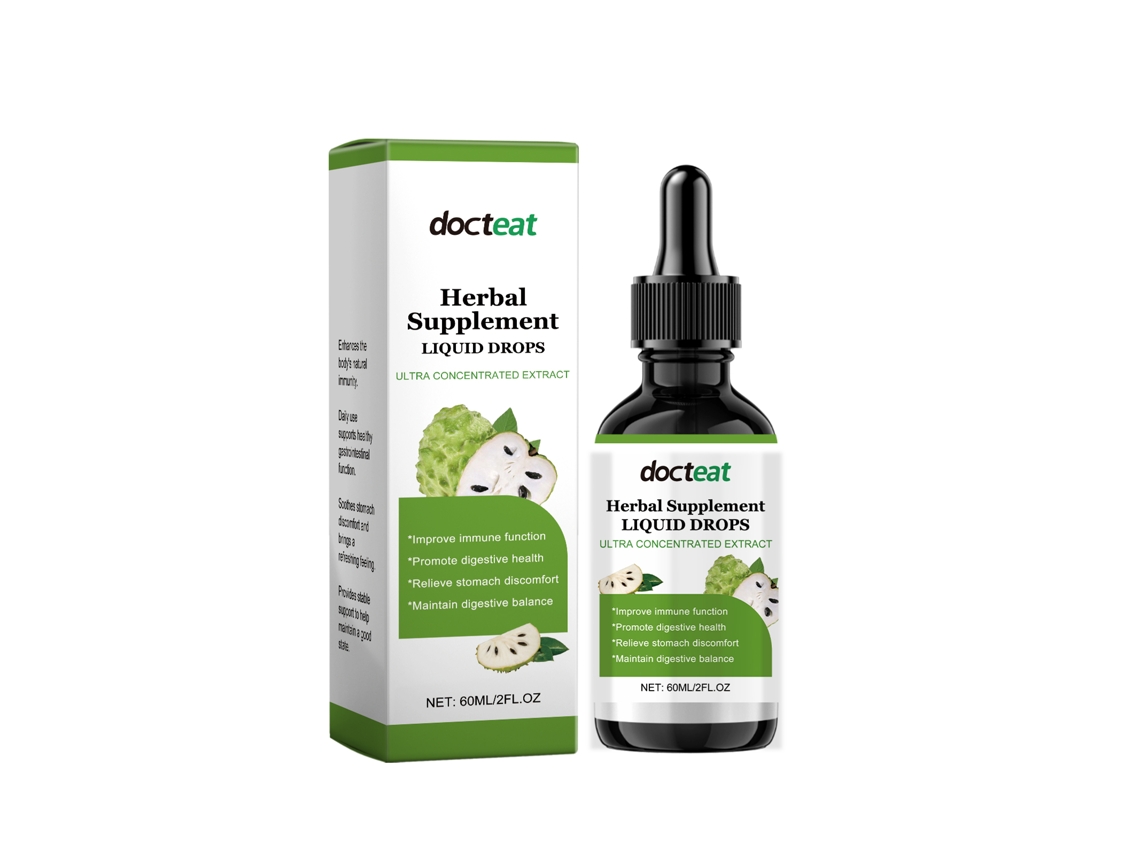 Gotas Vegetais Docteat Herbal Suplemento de Nutrição Gentil para Saúde Corporal LAXISCREED