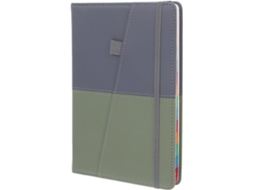 Caderno de Senhas Amosfun Tamanho A5 com Abas Alfabéticas Coloridas, Capa Elegante em Pu, Organiza Seus Endere