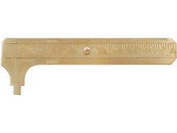 Paquímetro Vernier De Latão, Bolso, Ferramenta Manual Medição, Régua