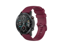 Pulseira De Silicone Com Textura Xadrez Pequena De 22 Mm Para Relógio Honor Gs 3i