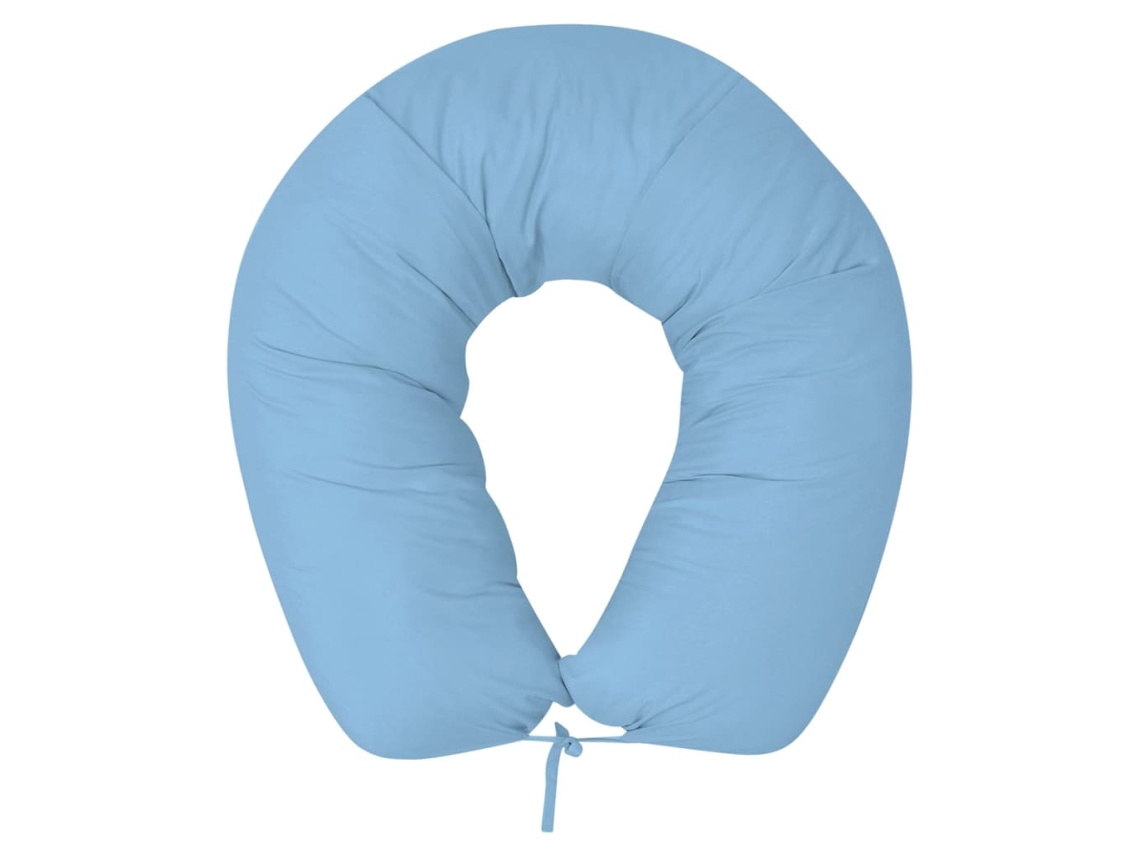 Vidaxl Almofada De Gravidez 40x170 Cm, Azul Claro