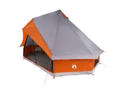 Conjunto 1 Barraca Tipi Vidaxl Cinzento Tafetá (400 X 346 X 250 Cm)