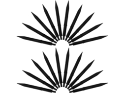 Estacas De Iluminação Solar Para Jardim, 20 Unidades, Plástico.