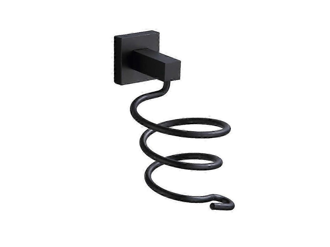 Suporte para Secadora de Cabelo Parede Alumínio GOKOCO (preto)