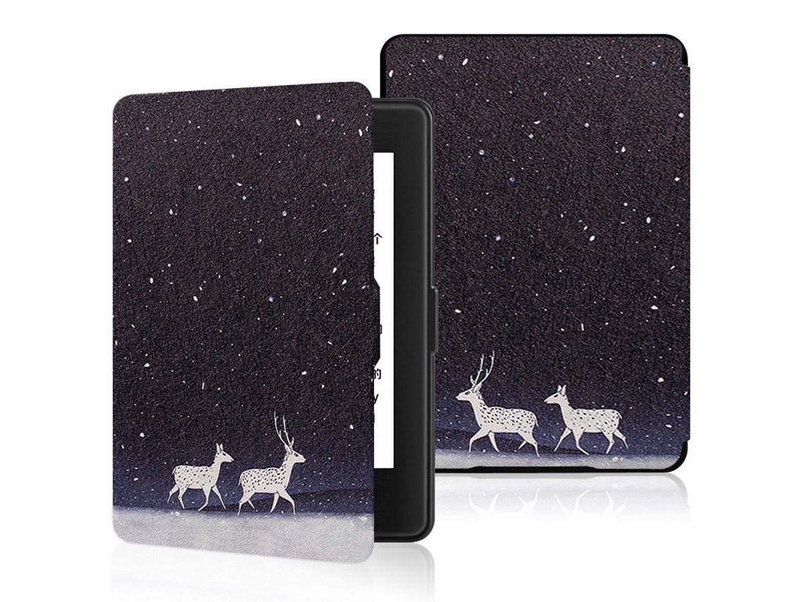 Capa Protetora Para E-reader Compatível Com Kindle Paperwhite 5 Em Couro Elysve