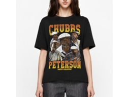 Rockinstone Happy Gilmore Movie Chubbs Peterson Black Adult T-shirt Size:l
