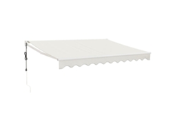 Automatic Retractable Awning, Automatic Retractable Awnings Vidaxl Creme Tecido (3 X 2.5 M)
