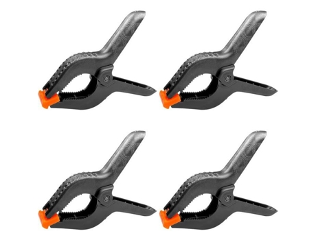 4 Peças De Grampo De Mola De Plástico 6 158mm, Alta Força De Aperto, Abertura Max 65mm, Grampo Para Madeira E Oficina. Jormftte