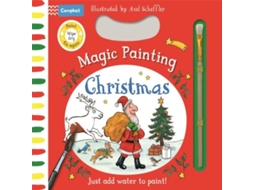 Livro Christmas Magic Painting Just add water to paint! de Campbell Books (Inglês)