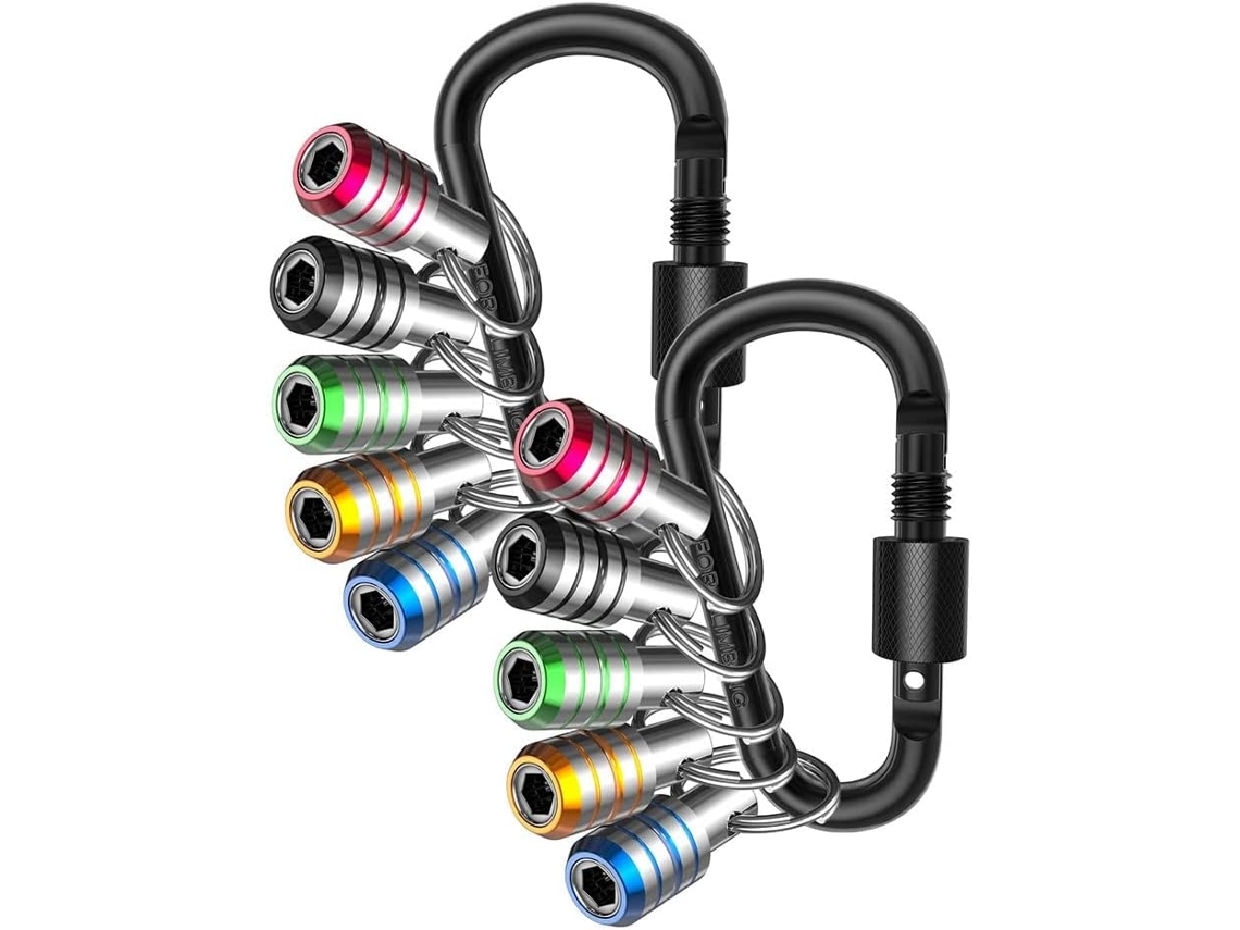 Conjunto De 10 Brocas 1/4" Com Encaixe Sistema Troca Rápida E Para