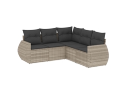 Garden Sofa Set, Garden Sofa Sets Vidaxl Cinzeto Rattan / Vime (n/a)