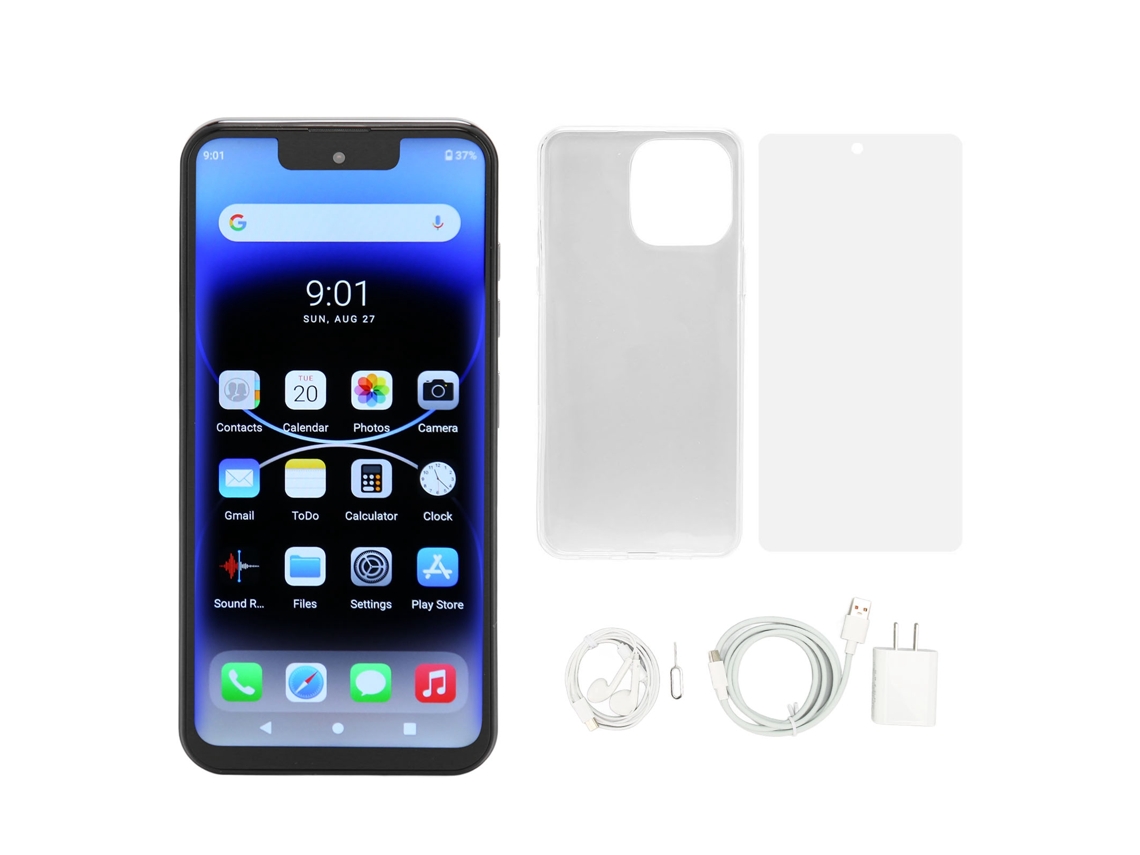 Laxiscreed Smartphone 4g Desbloqueado Com Bateria De 6800mah E Câmeras Hd