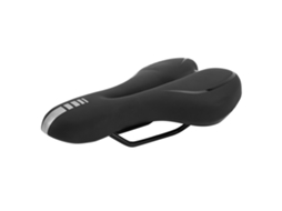Lurelia Selim De Bicicleta Elástico Ergonómico, Silicone / Couro Pu / Pu, Preto