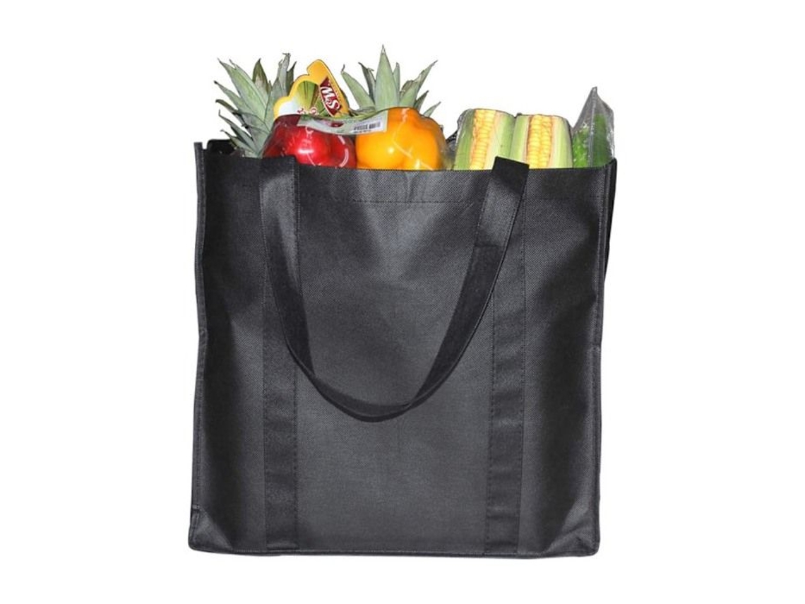 Conjunto De 6 Sacolas De Compras Reutilizáveis ​​com Alças, Sacolas De Compras De Tecido Não Tecido.