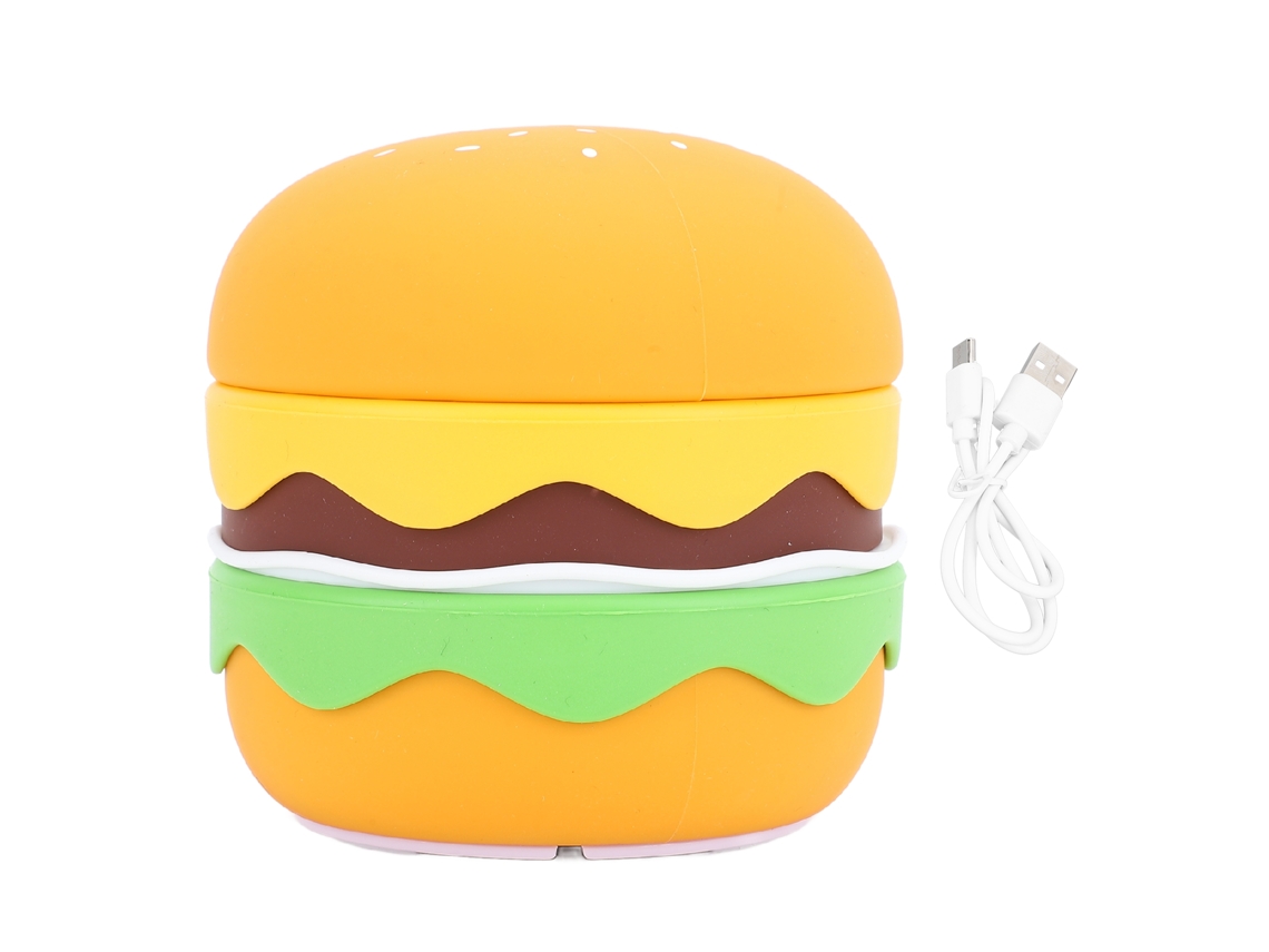 Luz Noturna de Silicone Hambúrguer Usb S/MARCA