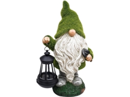 Decorações de Gnomos de Jardim com Luzes Solares, Estátuas Divertidas para Esculturas Lanternas, Ergonômico, Uso Diário STELASPLEN
