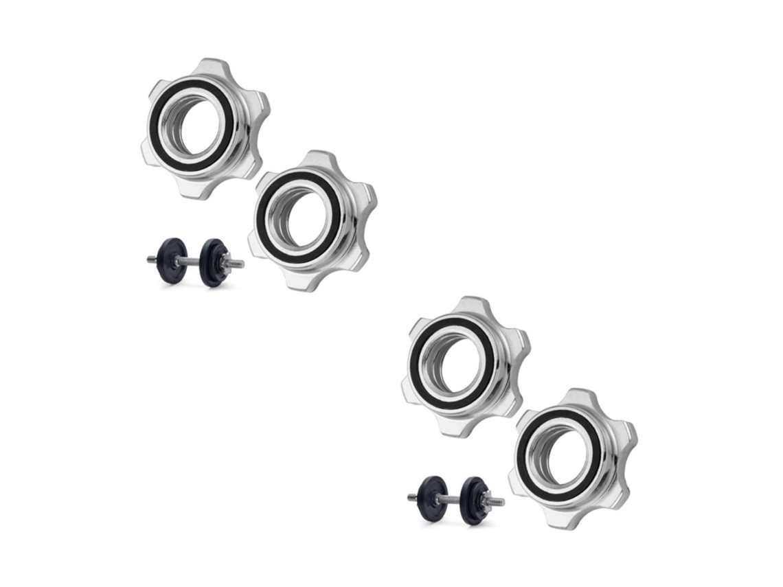 Conjunto De 4 Porcas Antiderrapantes Com Trava Segurança Para Barras E