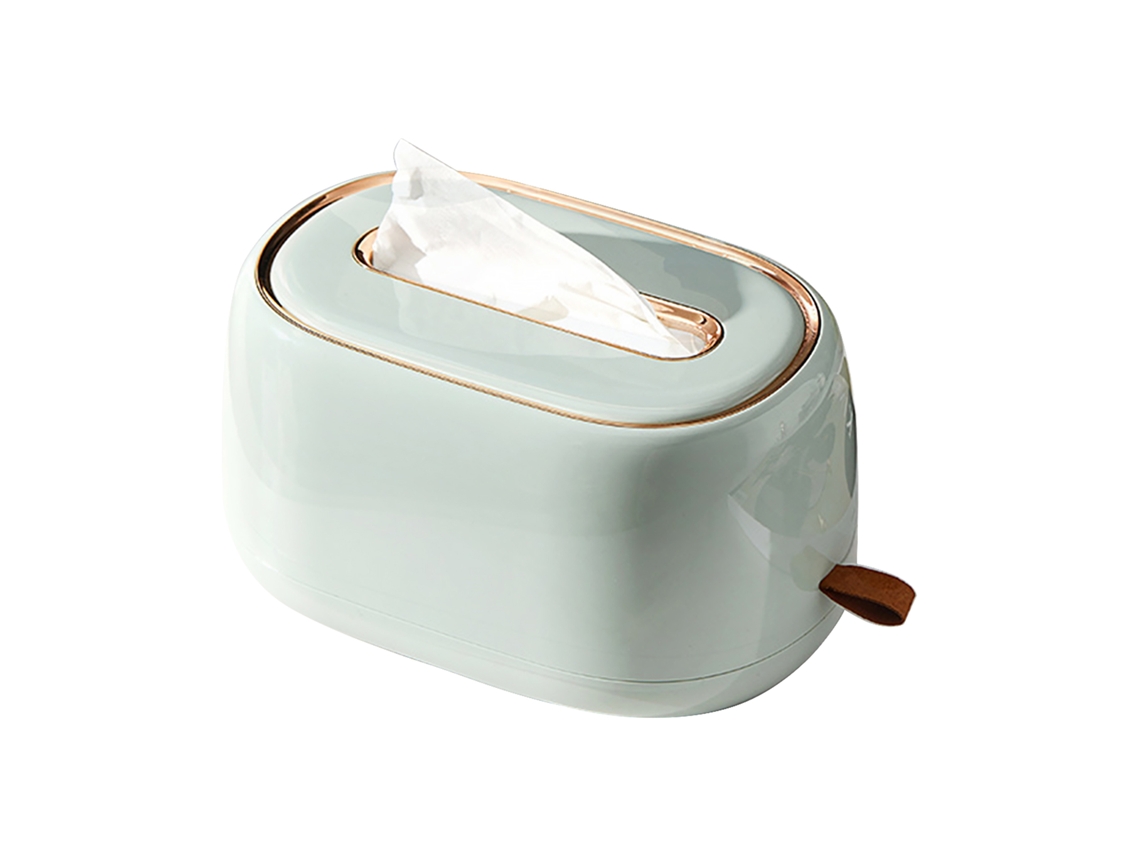 Suporte de Caixa de Lenços com Mola Parede/mesa Dispenser de Papel Toalha para Casa Banheiro Carro Escritório S/MARCA